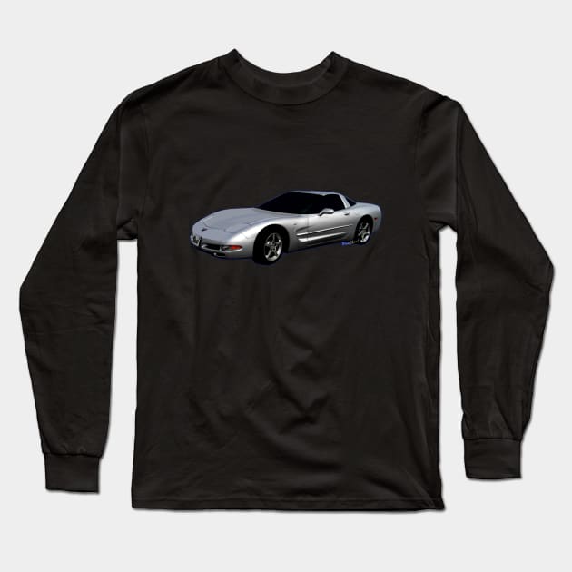 Corvette C5 Long Sleeve T-Shirt by vivachas